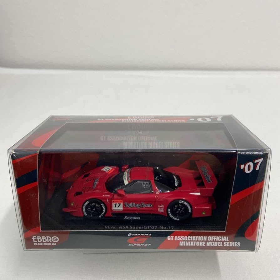Amazon | EBBRO 1/43 REAL ミニカー NSX SUPER GT500 '07#17 スーパー