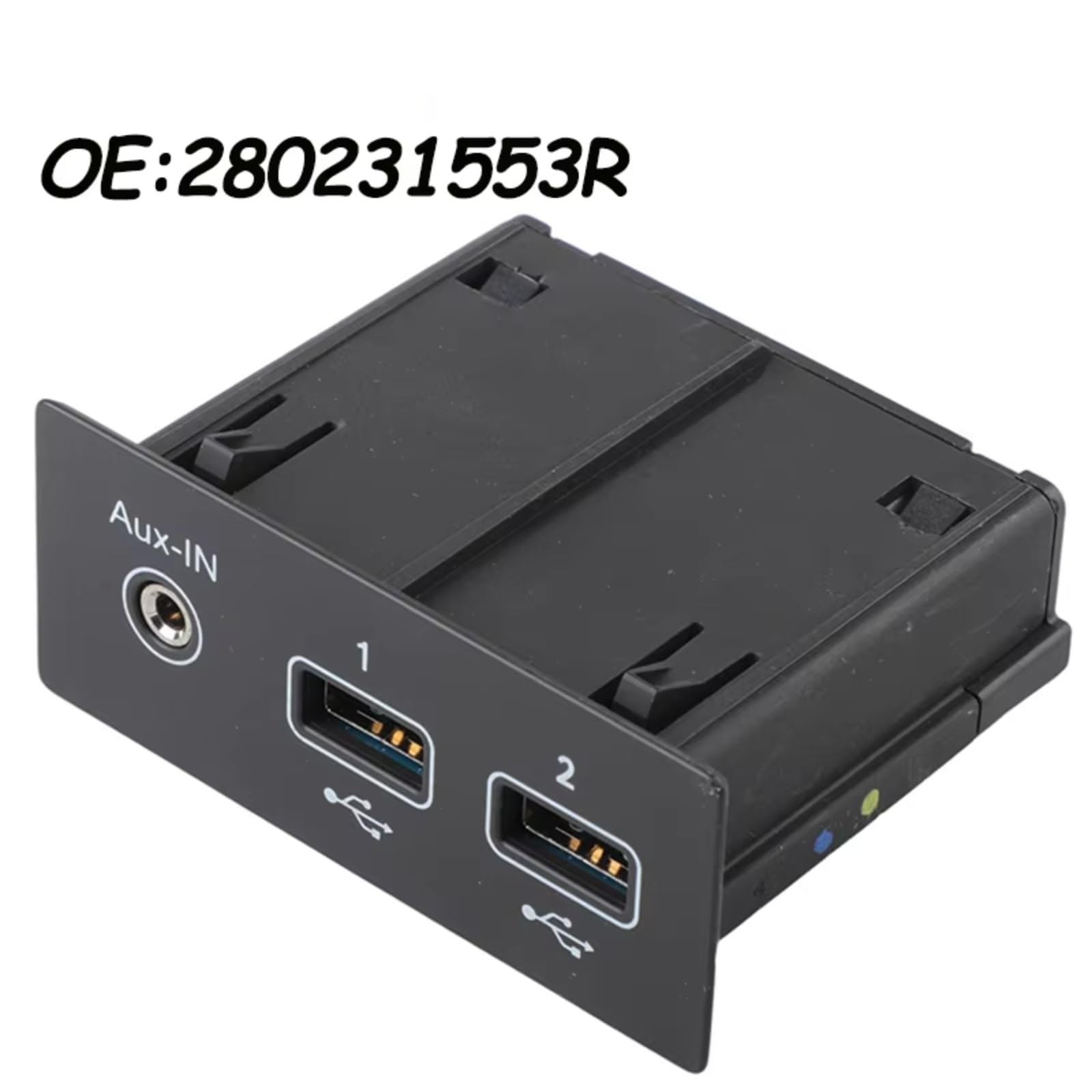 Compatibile Con Clio Mk5 2019 2020 2021 Presa Audio Ausiliaria AUX Jack USB Porta Di Ricarica Per Modulo USB Accessori Sostituzione
