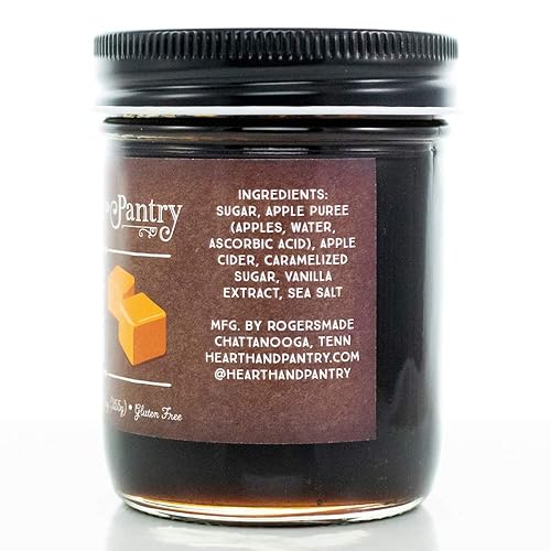 Miniatura 3 de Hearth and Pantry Mantequilla de manzana para untar  Mantequilla de manzana con caramelo salado  Sin gluten  Ingredientes totalmente naturales