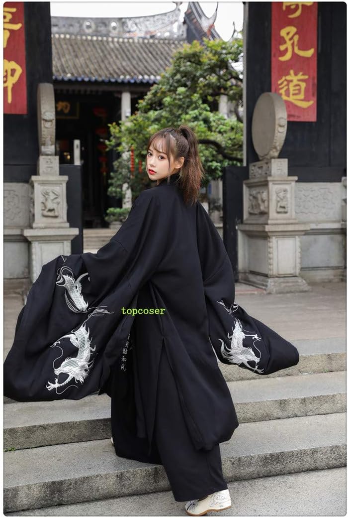 [topcoser] 漢服 唐装 男女兼用 レディース コスプレ衣装 コートあり 侠女 侠客 CP カップル 男性 游侠 演出服 中華服 古代 民族装 団体服 写真撮影 ステージ衣装 ハロウィン イベント コスプレ 仮装 パーティードレス