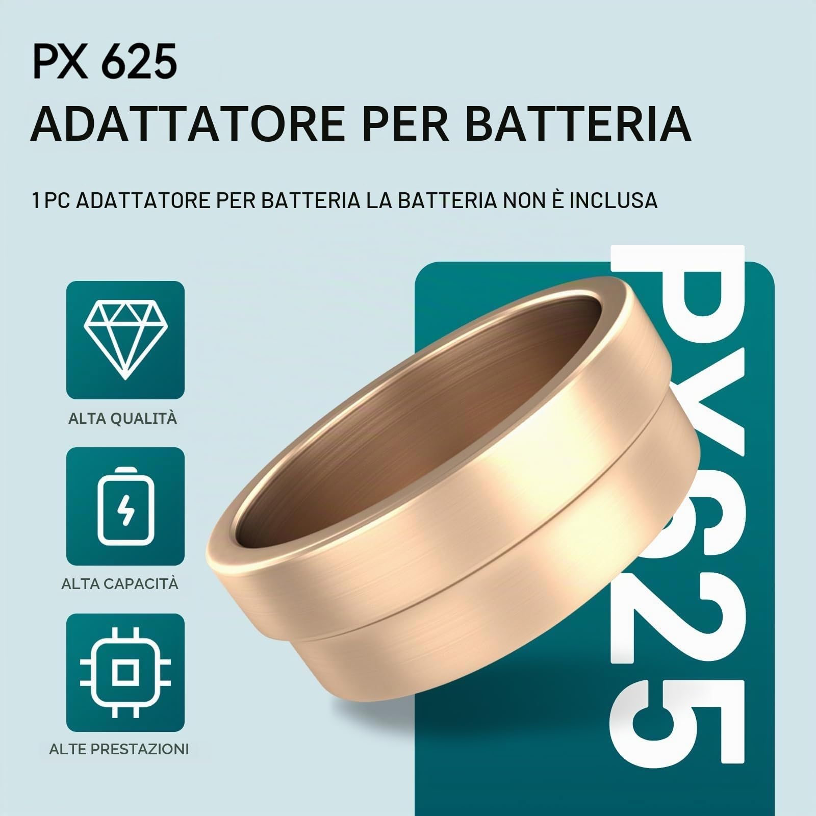 2 Adattatori MR-9 PX625 Per Batterie – Compatibili Con Fotocamere Pellicola E Esposimetri
