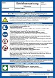 LEMAX® Maschinenbetriebsanweisung Gabelstapler,Kunststoff,210x297mm