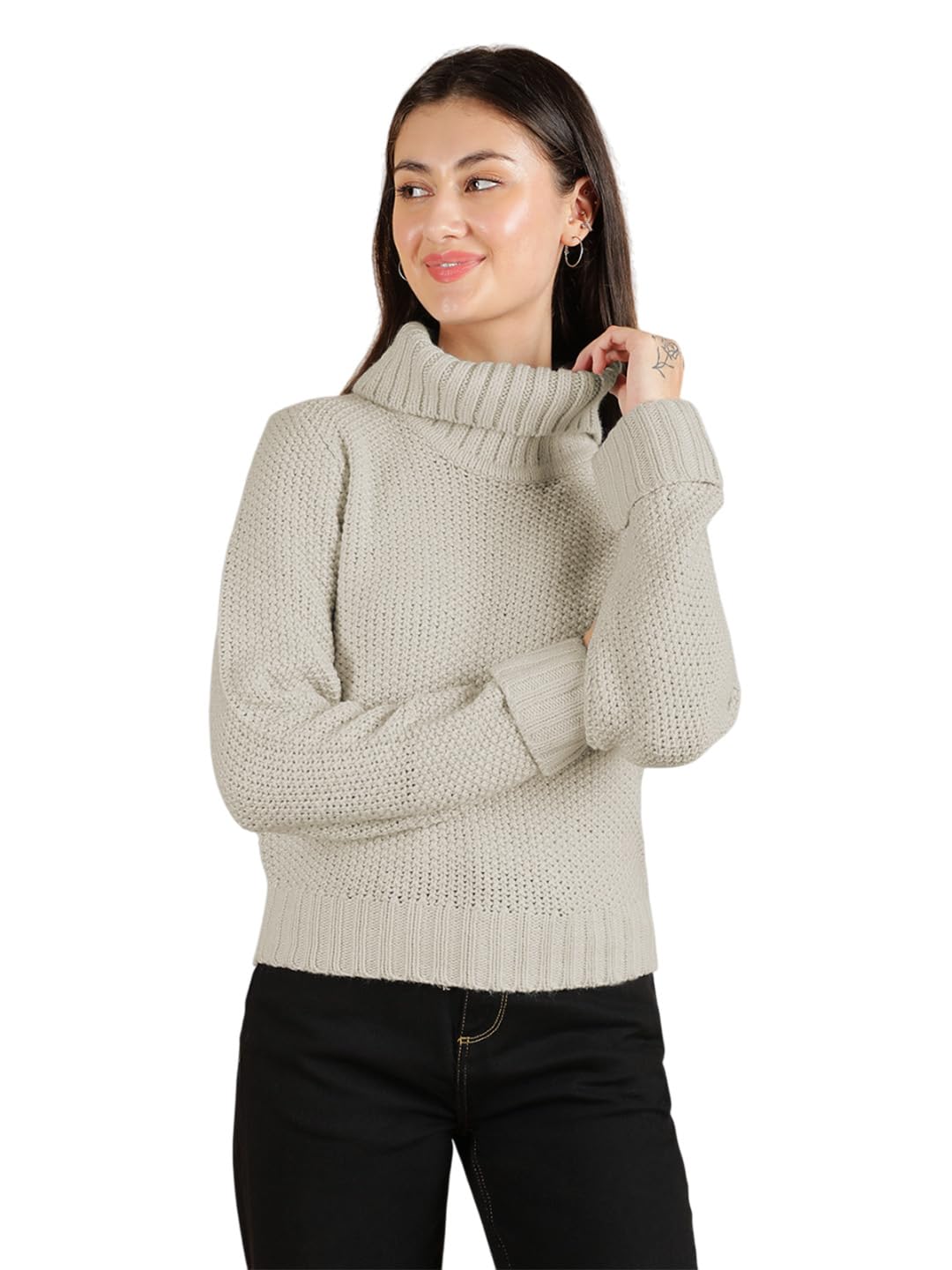 kotty Women’s Long-Sleeve Perfect for Office and Casual Wear Sweater-picture-14