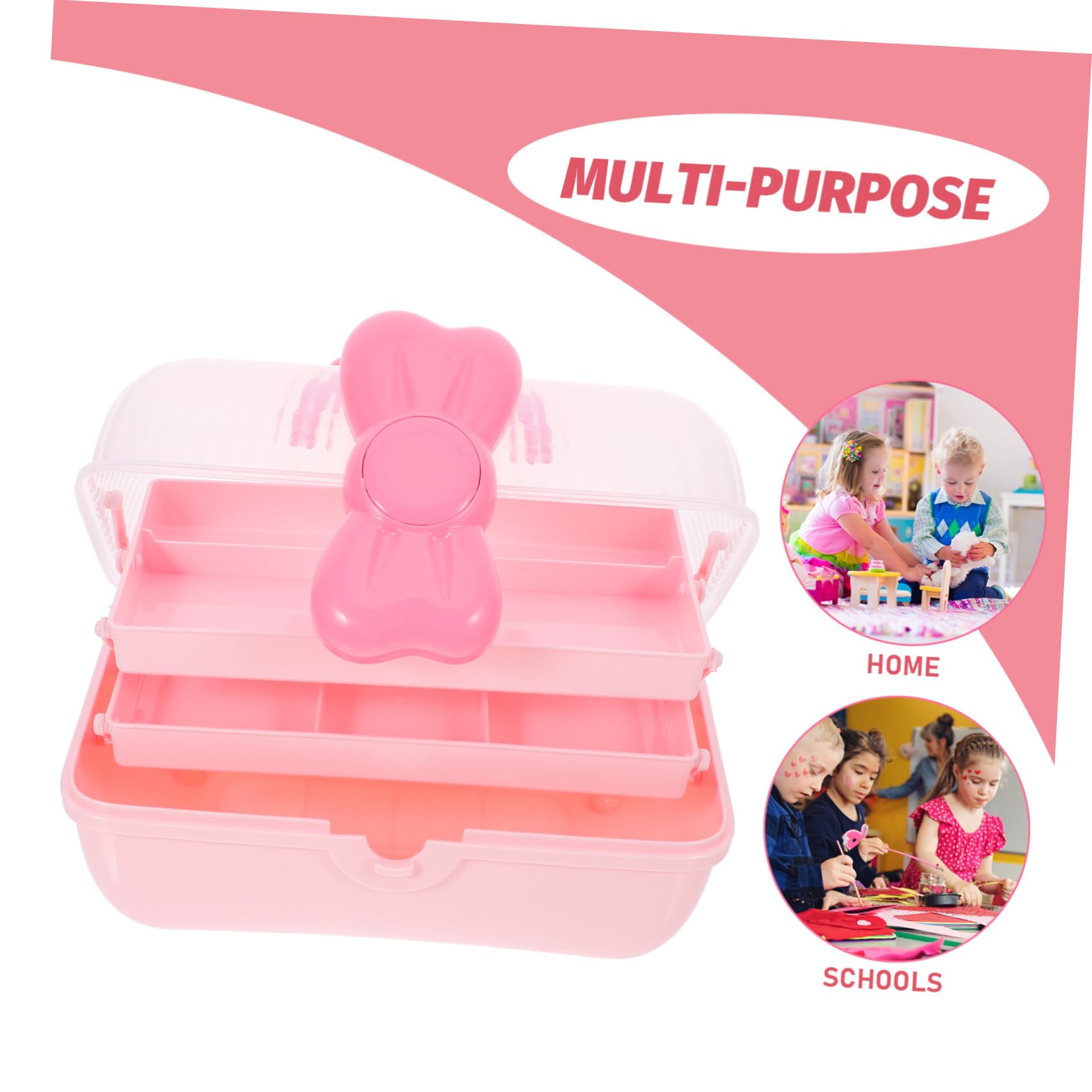IMIKEYA Aufbewahrungsbox für Haaraccessoires Tragetasche für Schmuck Schreibtisch-organizer Platz für Haarschmuck Reisegeeignet Haltbares Material Ordnung für Schminktisch