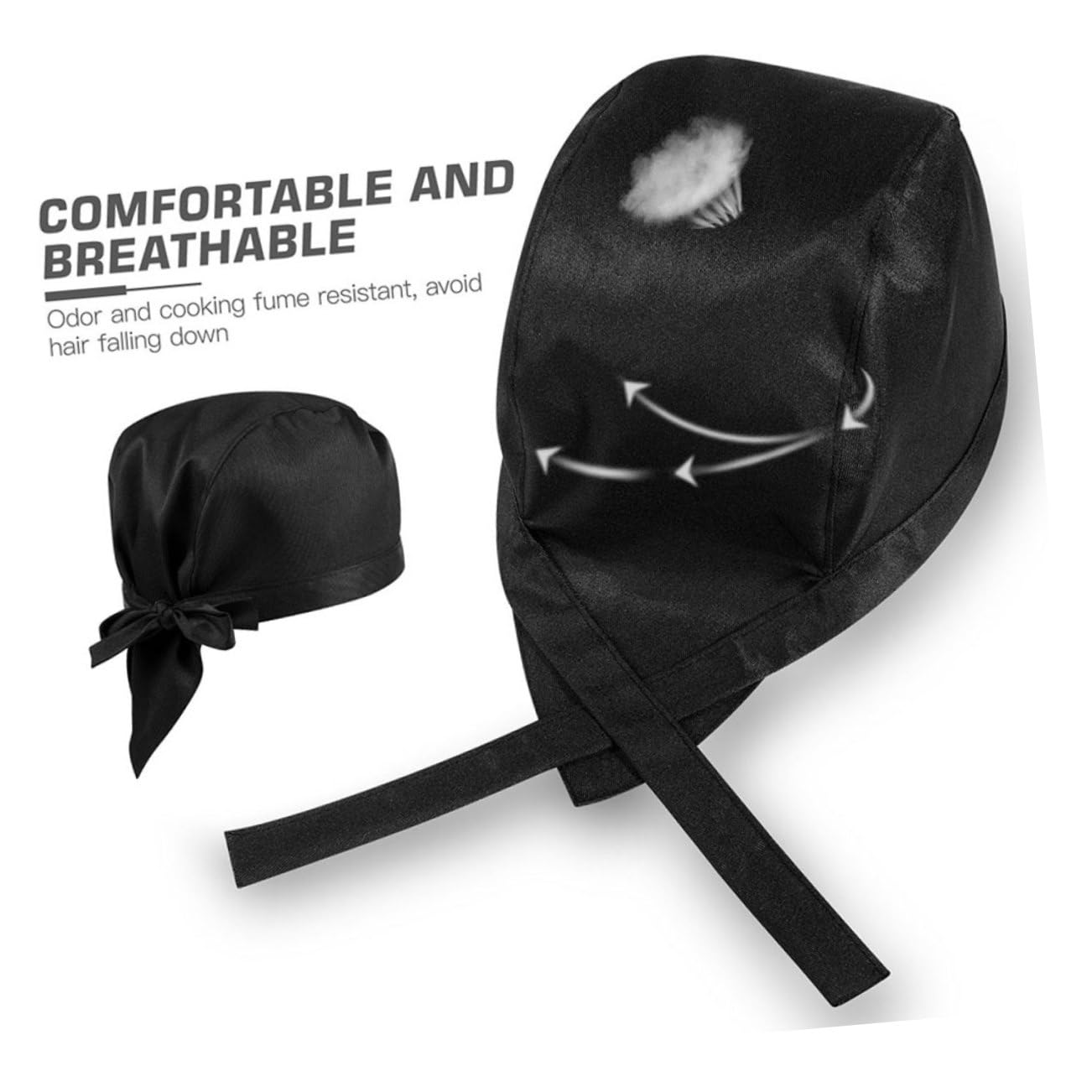 Holibanna 9pezzi Cappello Da Cuoco in Cotone Traspirante Cappello Da Cucina Per Ristorante e Bar Leggero e Confortevole