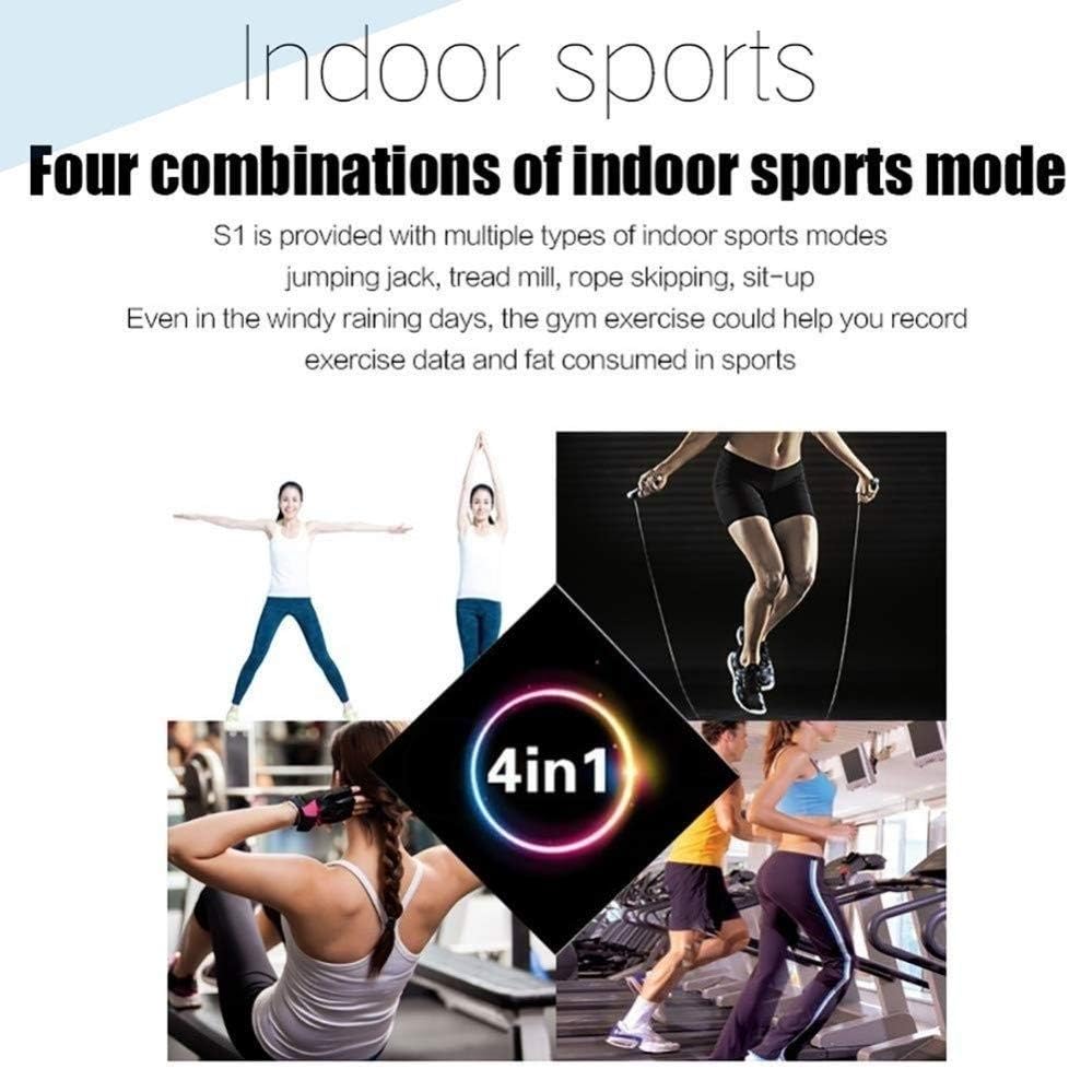 LTGJJ Fitness Bracciale Heart Rate Monitor Bracciale Fitness attività Tracker Heart Rate Monitor Contapassi Cuore Impermeabile del Monitor di Stato Calorie Braccialetto Sonno Sorveglianza Nero