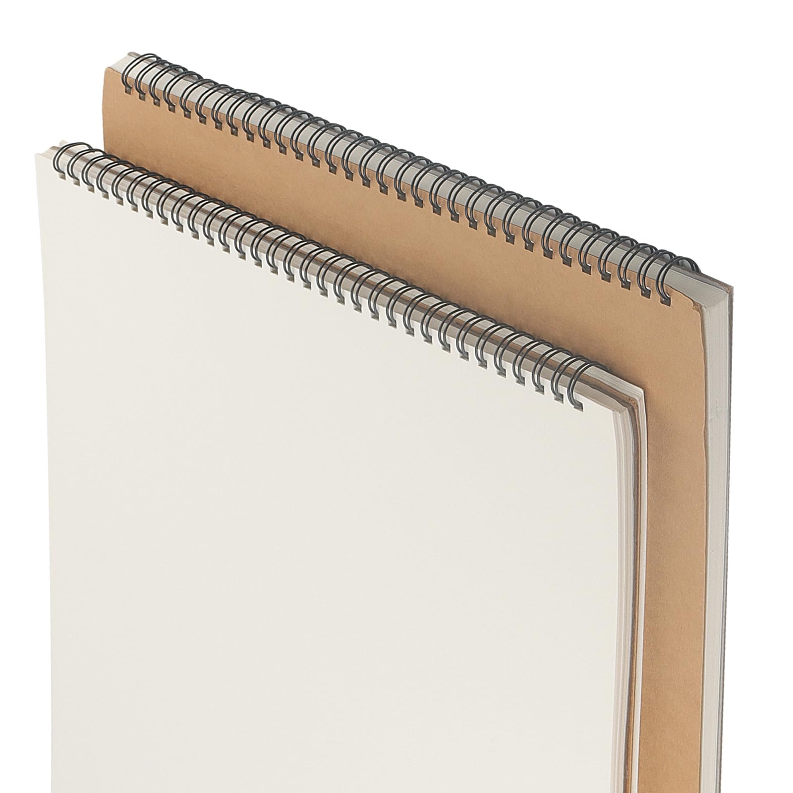 MAHIONG Lot de 5 carnets de croquis A3, bloc de dessin A3, 60 pages/30 feuilles 160 g/m² à spirales pour peinture, gribouillage, croquis