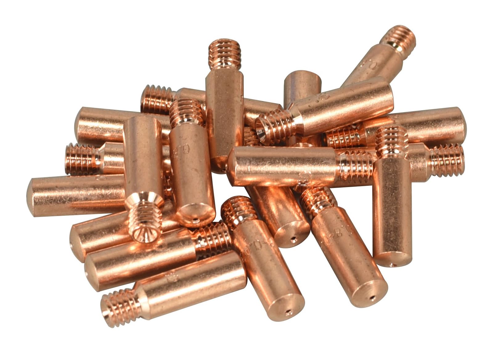 Riverweld Mig Welding Torch Gun Heavy Duty Contact Tips .030" 0.8Mm 11H-30 For Lincoln Magnum 100L And Tweco Mini/#1 Pack Of 20