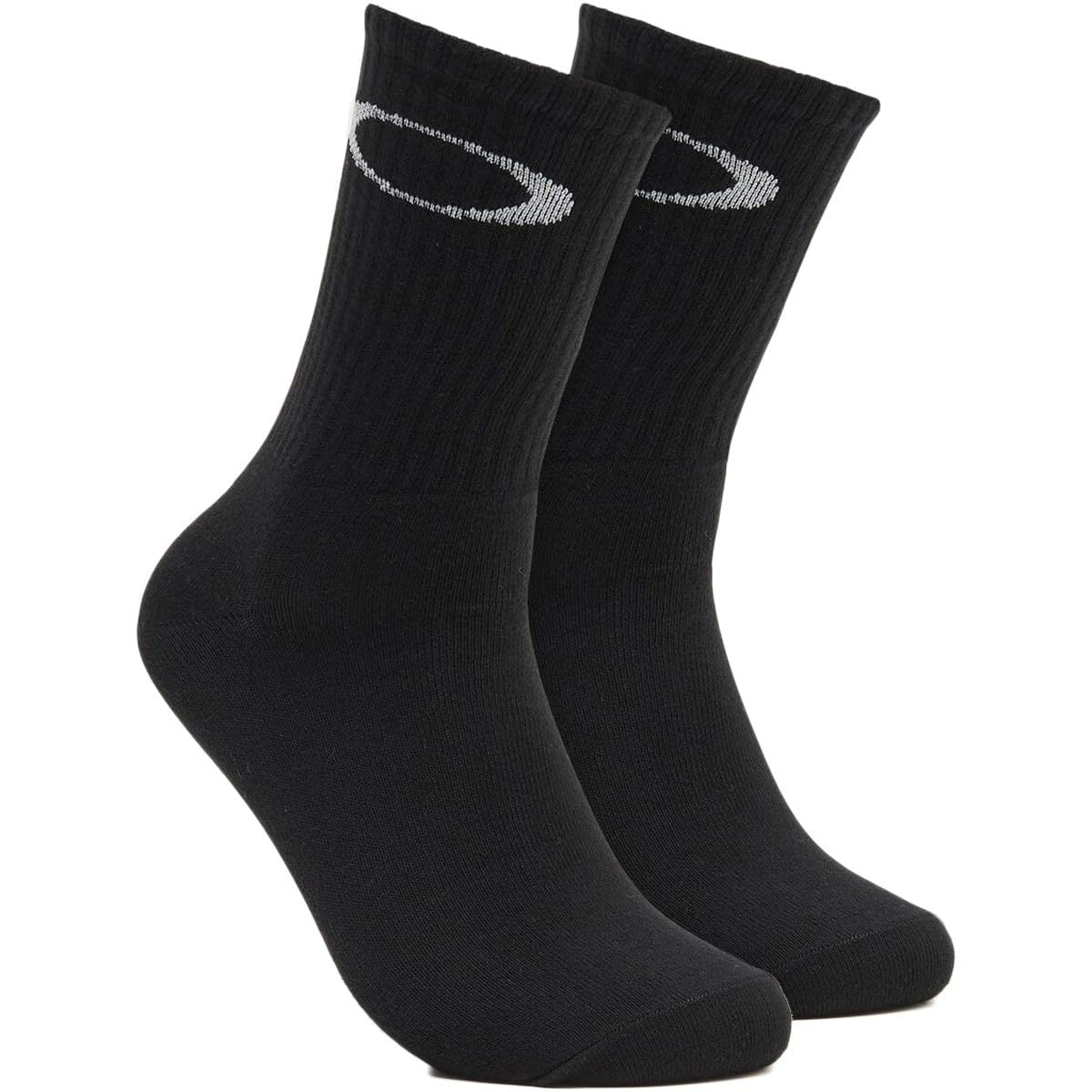 Oakley Men's Black Ellipse Crew Sock, Large