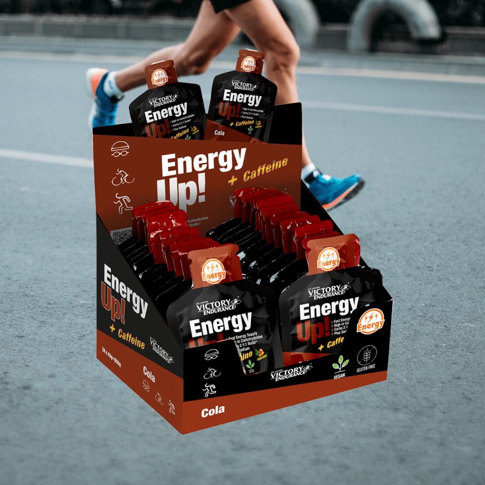 24 x Energy Up Gel with caffeine 40 g Cola