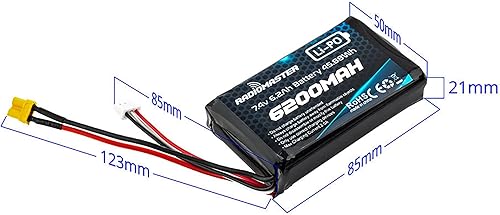 Miniatura 4 de SPEEDY BEE Radiomaster 2S 7.4V 6200mAh Lipo Batería para RadioMaster Boxer Radio y TX16S Series Radio Transmisor de Radio de la tienda