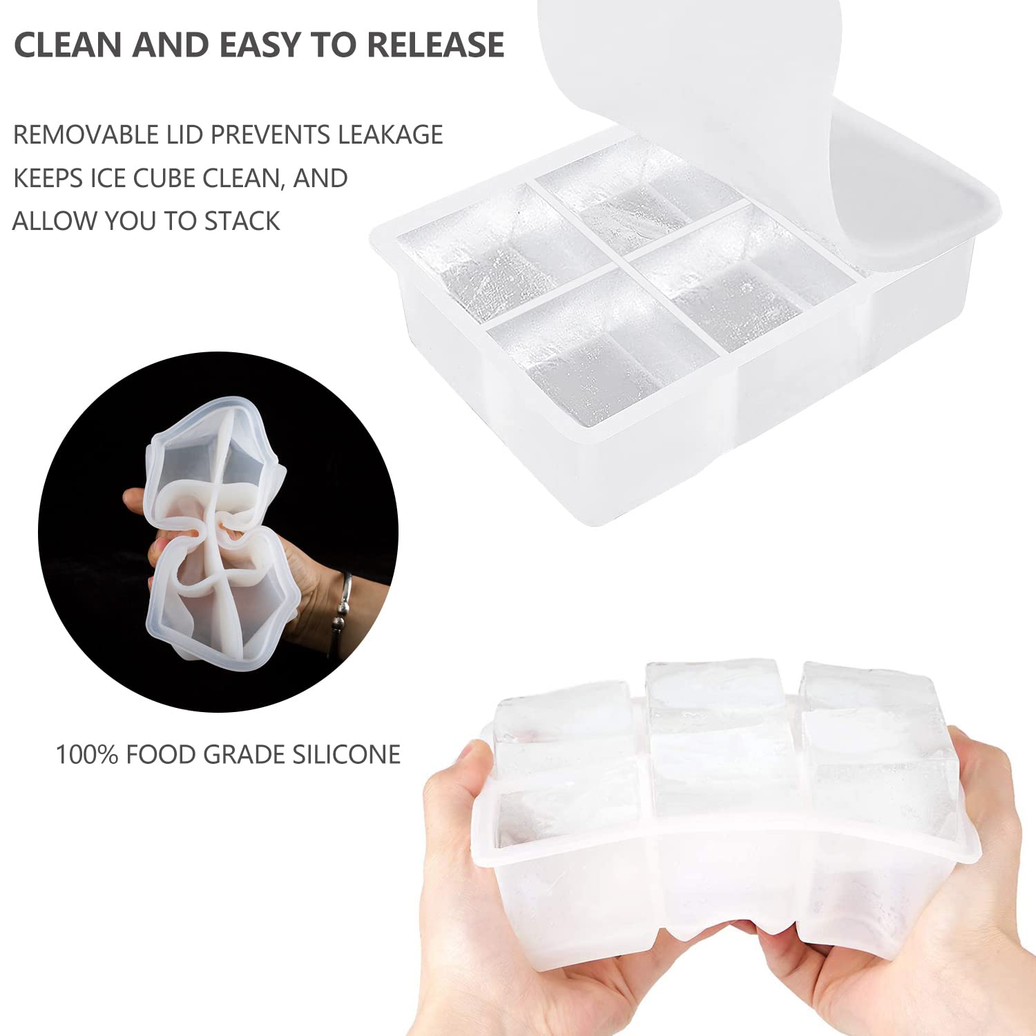 Tovolo Tiki Ice Pop Moldes De Silicona Flexible, Aptos Para