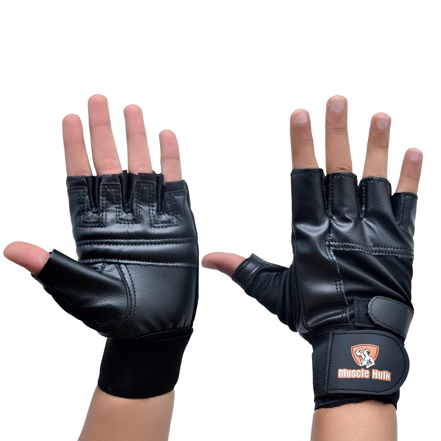 Muscle Hulk Gym Gloves for Fitness & Other Sports Activities with Wrist Strap Support (Odour Free) (B09DS6W4R2) Amazon Price History, Amazon Price Tracker