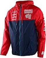 Vista 1 de Troy Lee Designs Chaqueta cortavientos impermeable para motocicletas, TLD GASGAS Team Windbreaker, Rojo/Azul marino