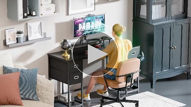 Amazon.com: Pamray 55 Inch Computer Desk with Non-Woven