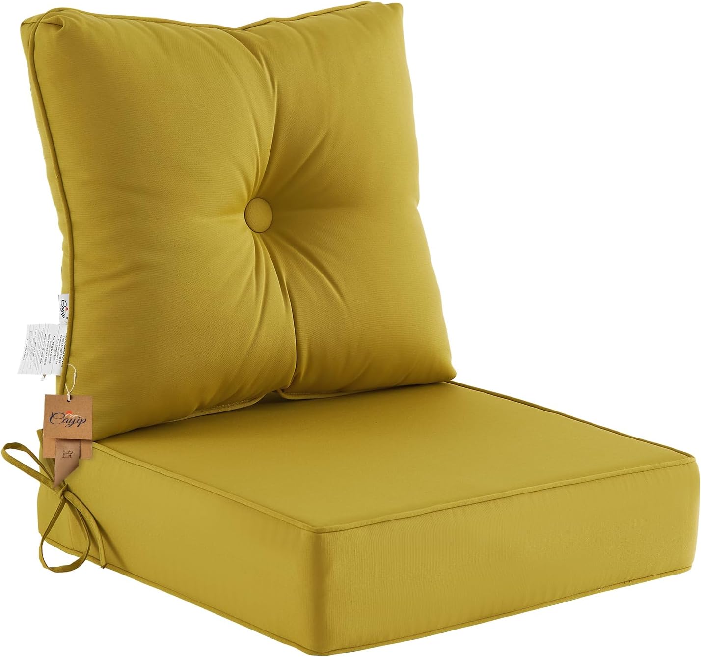 CAYIP Deep Seat Pillow and High Back Chair Cushions Outdoor