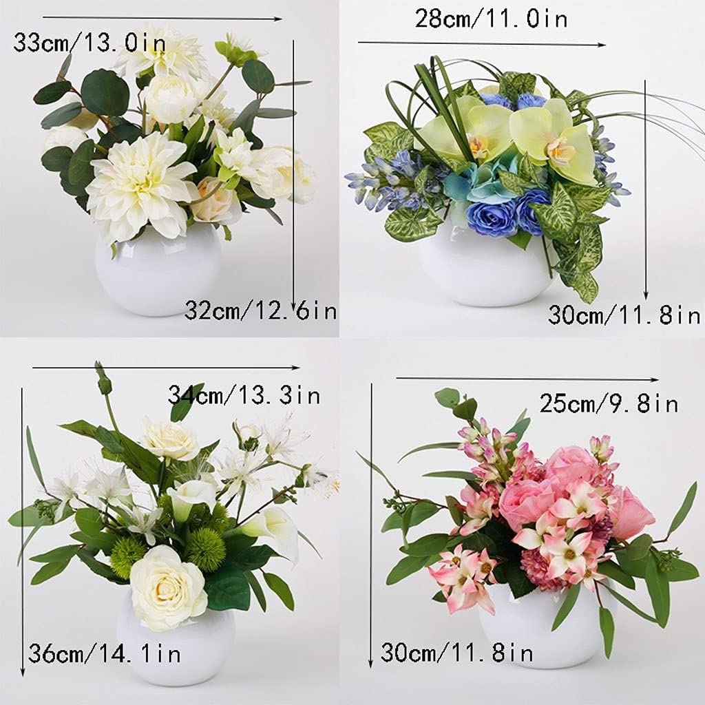 Fiori finti fiori artificiali decorazione scrivania soggiorno tavolino decorazione fiore simulazione (B).