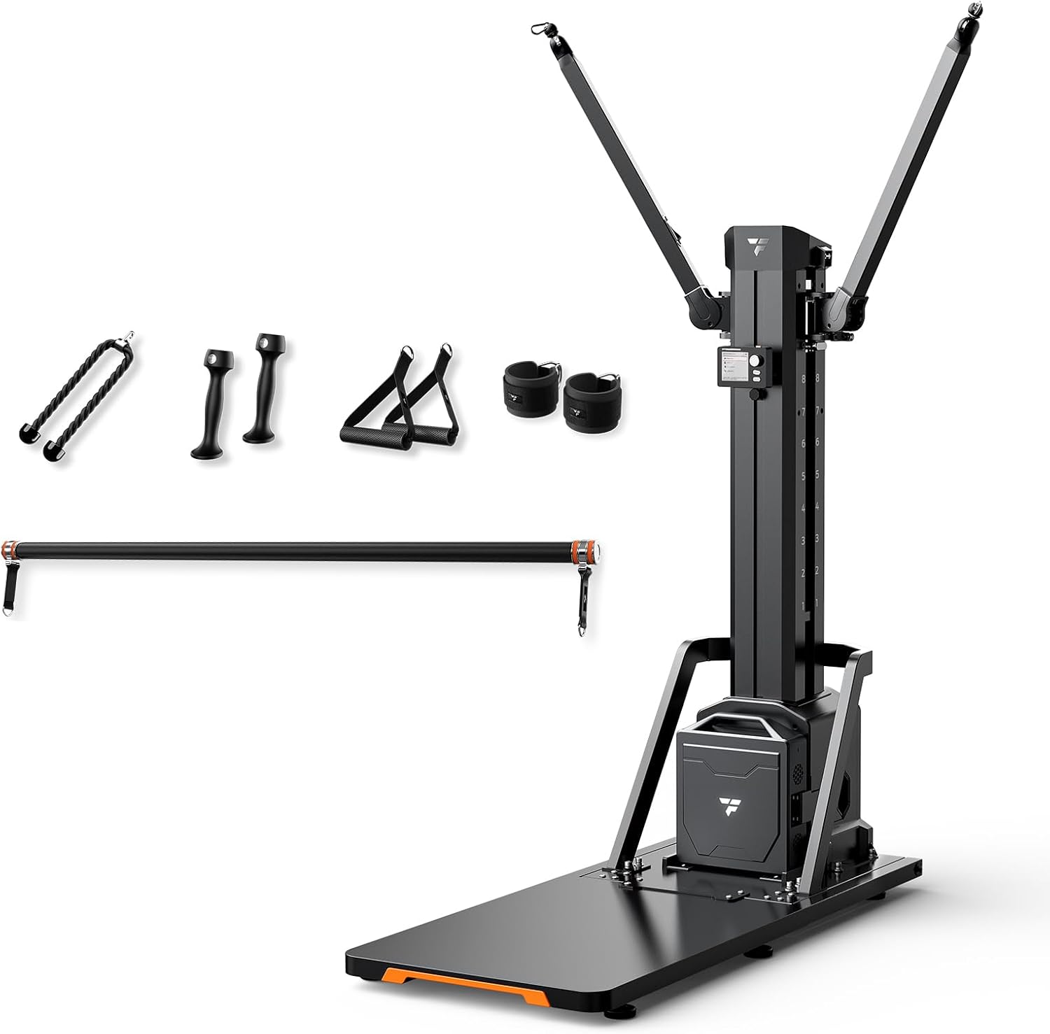 Titan Smart Home Gym, All-in-One Strength Training and Ski Machine, Digital Weight System for Full Body Workout, Functional Gym Machine, Squat Rack & Ski Machine