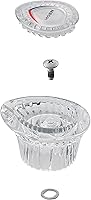 Moen 96782 Chateau Acrylic Knob Handle Kit - Genuine Replacement for Single Handle Bathroom Faucets