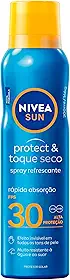 NIVEA SUN Protetor Solar Spray Protect & Toque Seco FPS 30 200ml - Com rápida absorção e resistente à água, esse protetor solar oferece alta proteção ao sol, de fácil aplicação