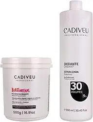 Kit Cadiveu Buriti Mechas Pó Descolorante + Oxidante 30 Volumes