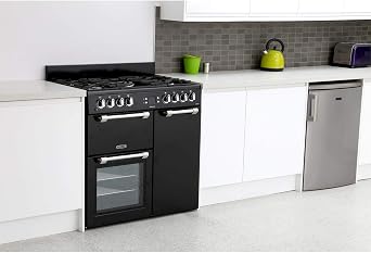 Leisure CK90F232 Black Freestanding 90 Centimeter Duel Fuel Range Cooker [Energy Class A]