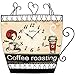 Produktbild 1 Stück AMS 9533 Küchenuhr Wanduhr Kaffeetasse 43 x 43 x 5 cm (H x B x T)