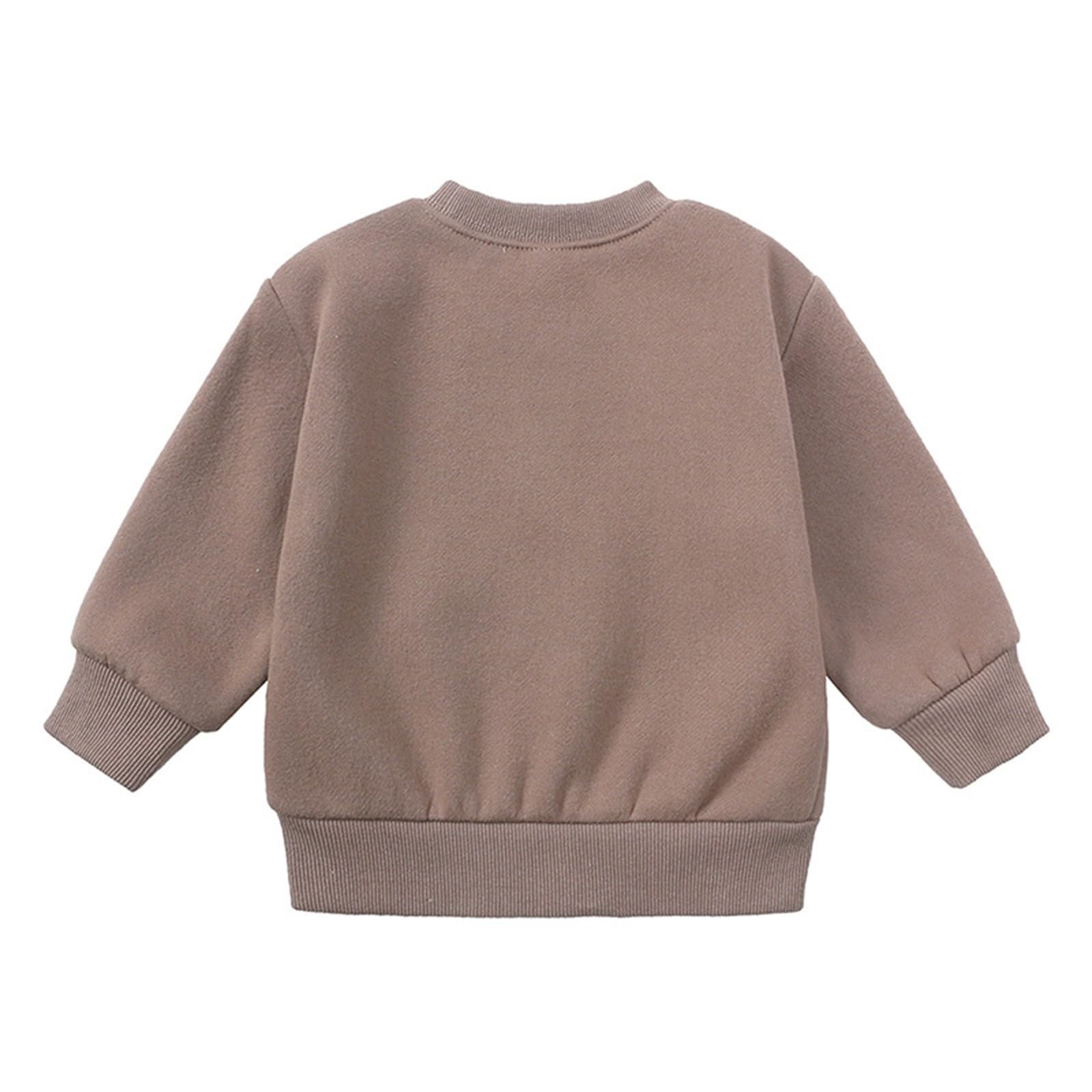 Kinder-Trainingsanzug-Set, 2-teilig, langärmelig, Pullover, Sweathose, Jogginghose, Outfit, gemütlich, weich, warm, Activewear-Kleidungs-Set