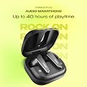 Noise Buds N1 Truly Wireless Earbuds with Chrome Finish, 40H of Playtime, Quad Mic with ENC, Ultra Low Latency Gaming (Up to 40 Ms), Instacharge(10 Min=120 Min), Bluetooth V5.3(Carbon Black) gallery image