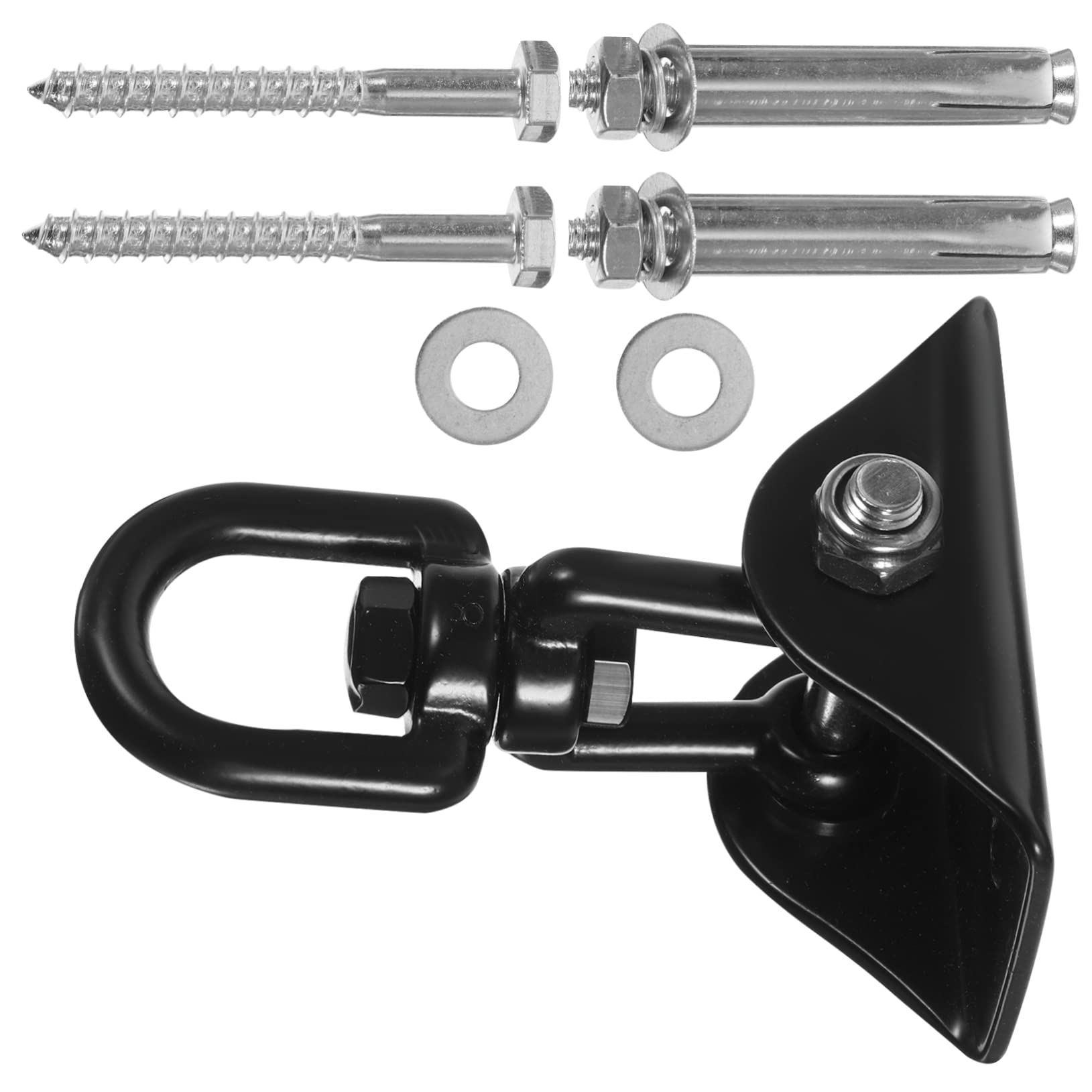 IWOWHERO Heavy Duty Hammock Hook Ceiling Mount S-Shaped Swing Hanger for Wall 304 Stainless Steel Easy Install Swing Hanging Kit