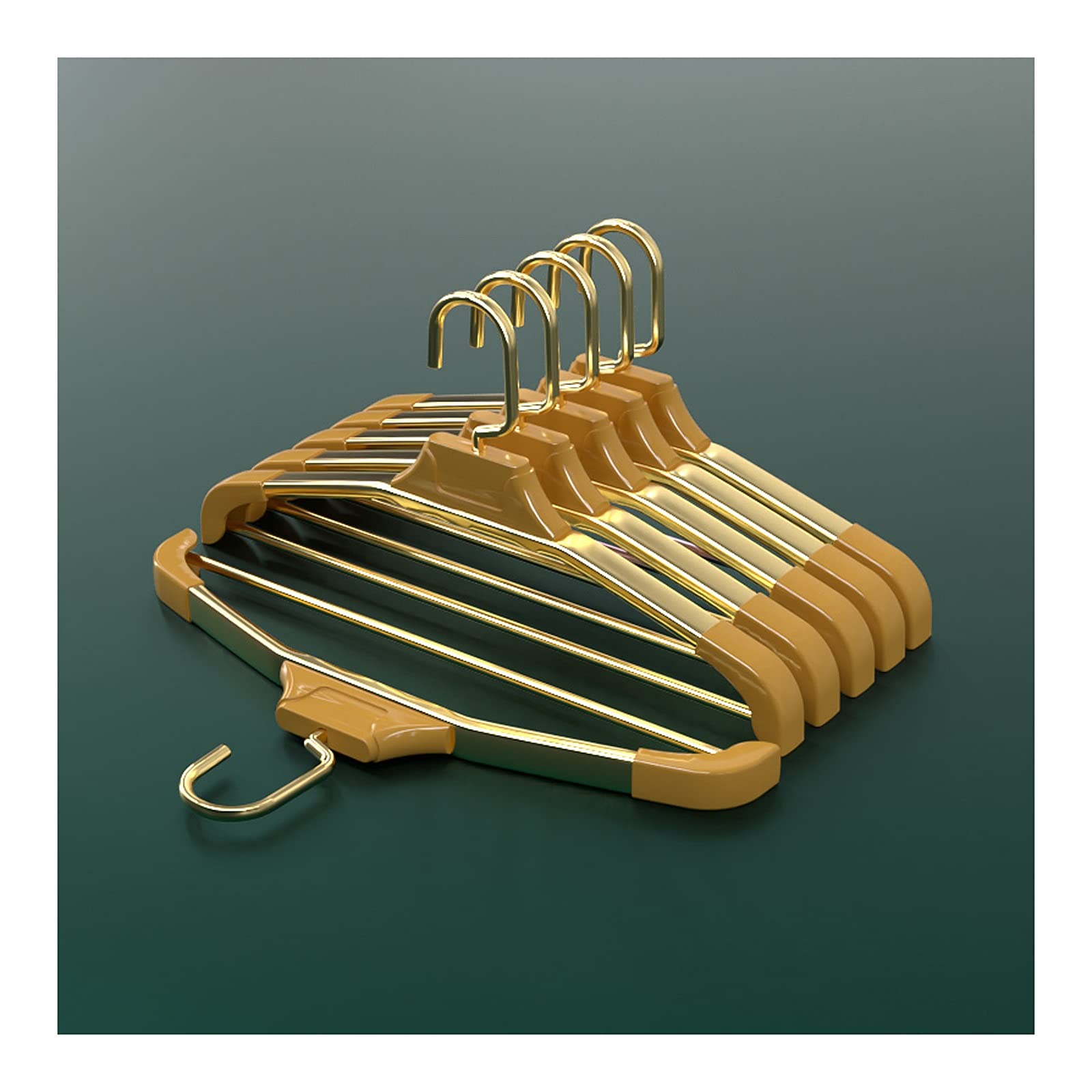 TXGJWRA Coat Hanger Aluminum Alloyhanger Household Clothes Hanging Clothes Wide-Shoulder Non-Slip Seamless Clothes Hangers Clothes Hangers 10 Pieces Clothes Hanger,A