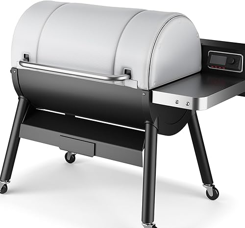 Uniflasy Weber SmokeFire EX6 - Manta con aislamiento térmico para parrilla Weber SmokeFire EX6 de pellets de leña, manta para ahumar parrilla Weber