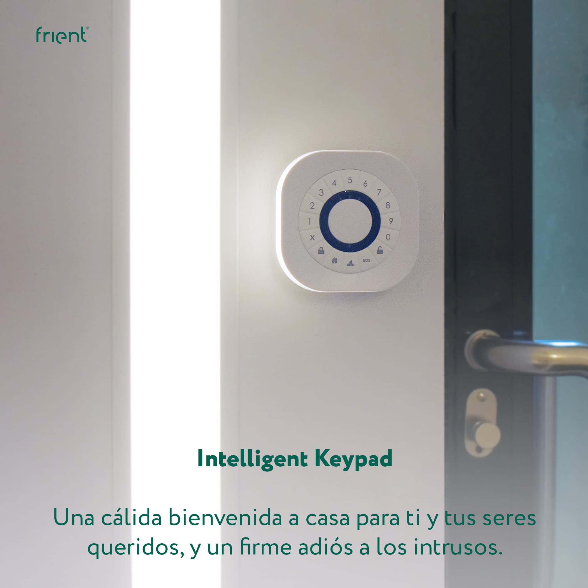 frient Intelligent Keypad | Teclado Inteligente | Control de Acceso Seguro | Entrada sin Llaves | Zigbee | Funciona con Homey y Home Assistant