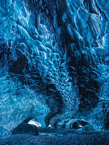 Toile imprimée David Clapp Vatnajökull pour ressentir la magie sauvage d'une cave de glace