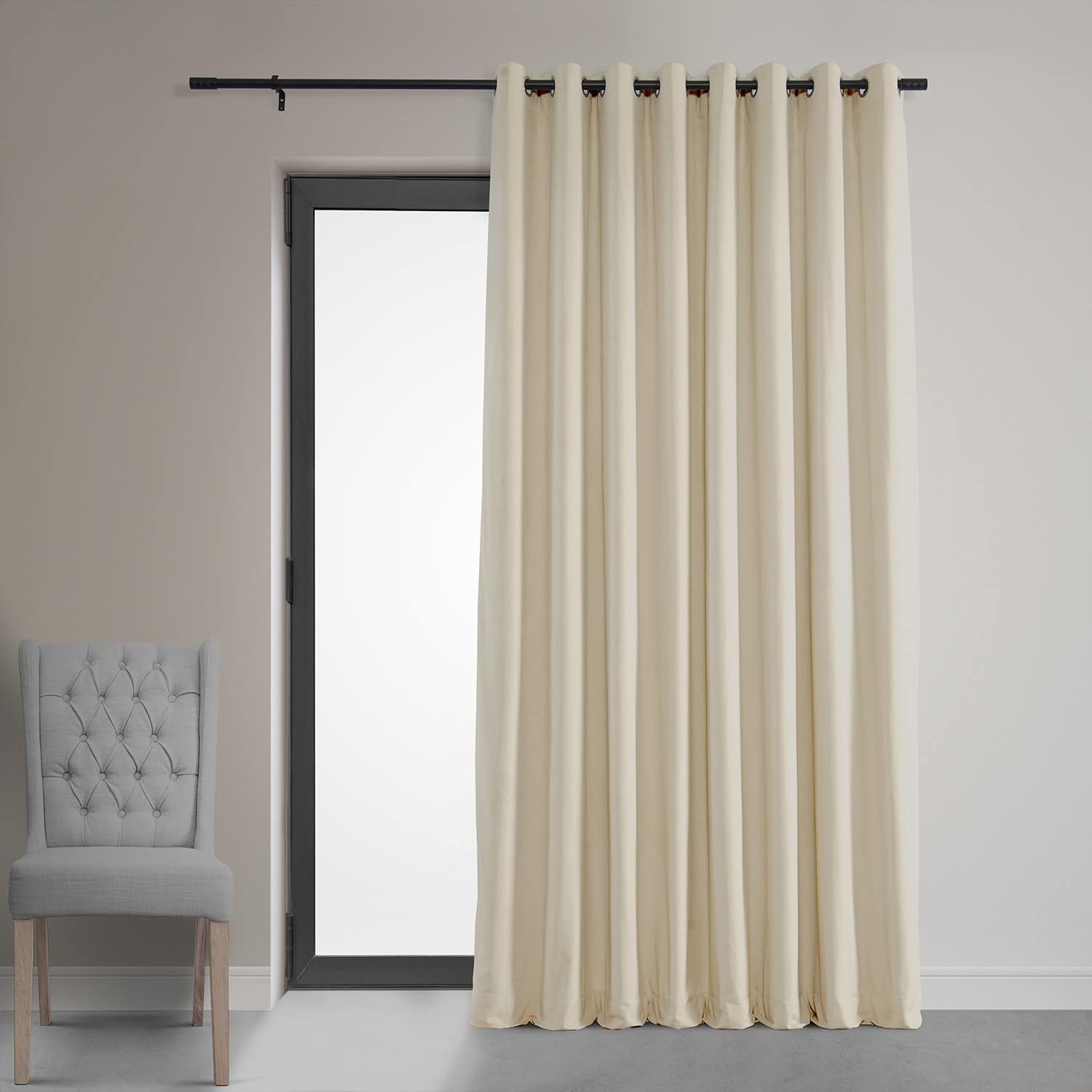 Amazon｜HPD Half Price Drapes VPCHVET121796GR シグネチャー エクストラワイド グロメット