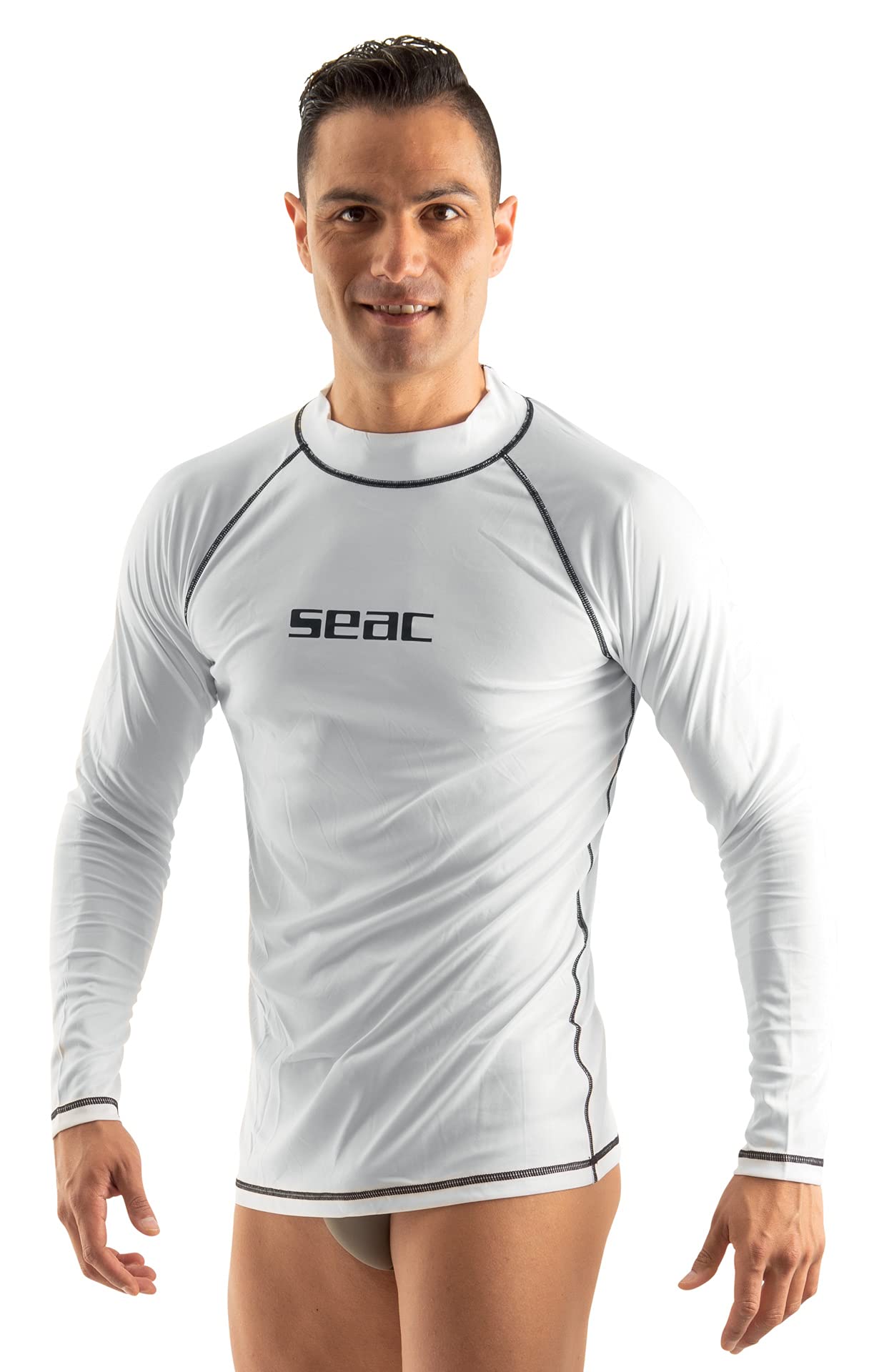 SEAC Męski T-Sun Long Man T-Sun Long Rash Guard do pływania, surfingu, nurkowania, ochrony przed promieniowaniem UV