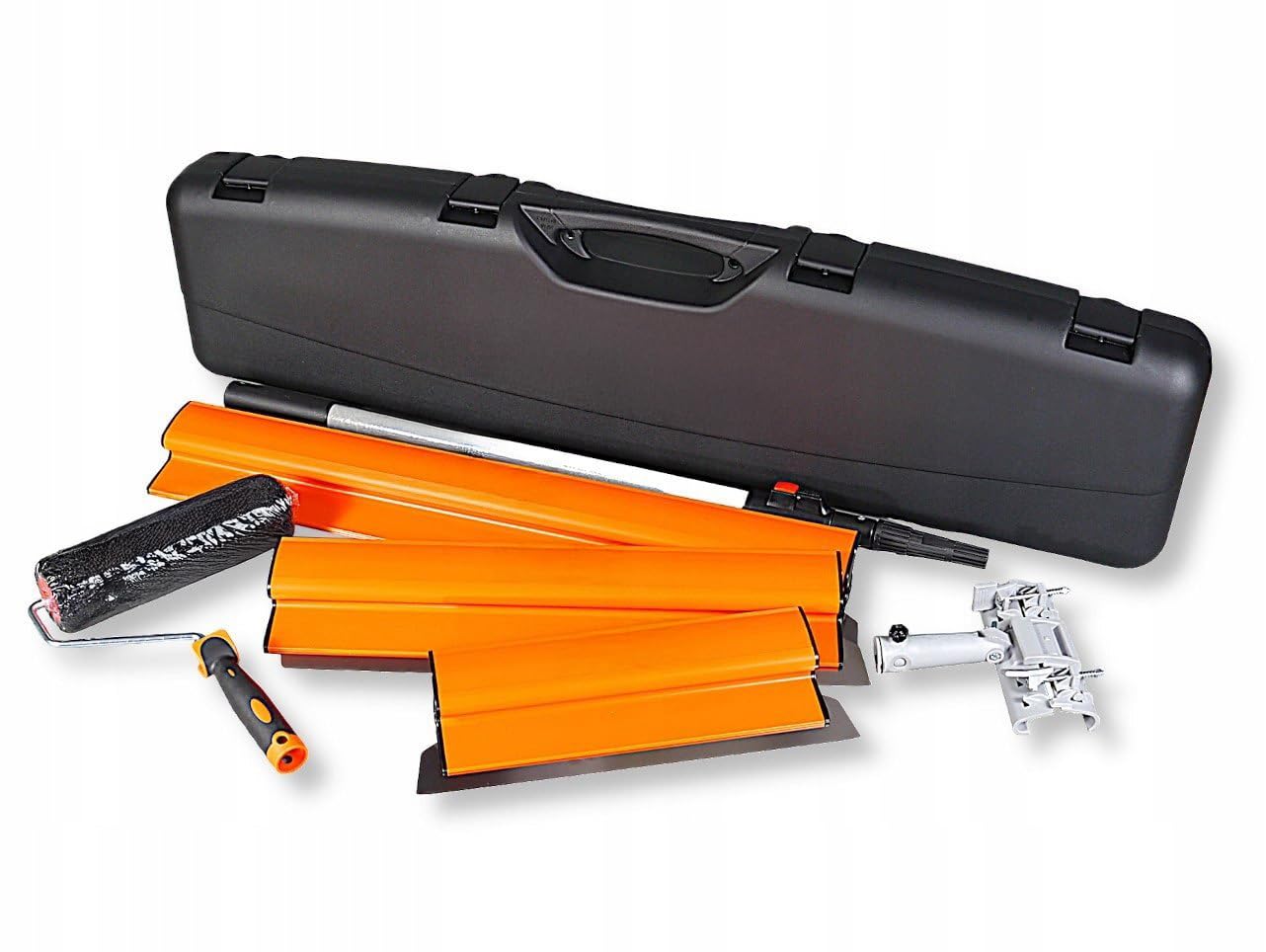 MARTEN TYTANX Mini zestaw szpatułek 3-częściowy 400/600/800 mm z uchwytem teleskopowym, adapter walizka, wałek – ostrza ze stali nierdzewnej 0,3 mm