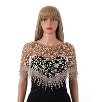 Vista 5 de Ursumy Velos de mantilla de encaje triángulo velo de encaje velos de iglesia católica velo capilla infinito velo de tul bufanda cubierta de cabeza