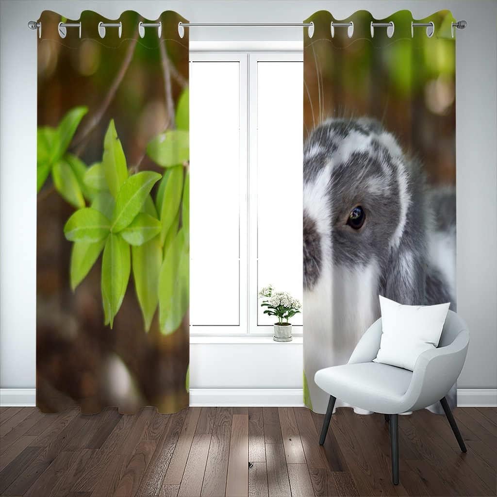 Cortinas Opacas para Ventanas Infantiles Animal Cortinas Opacas para Ventanas Infantiles 3D Patrón Cortinas Salon Dormitorio Moderno Reduccion Ruido Cortinas -9372288511178420