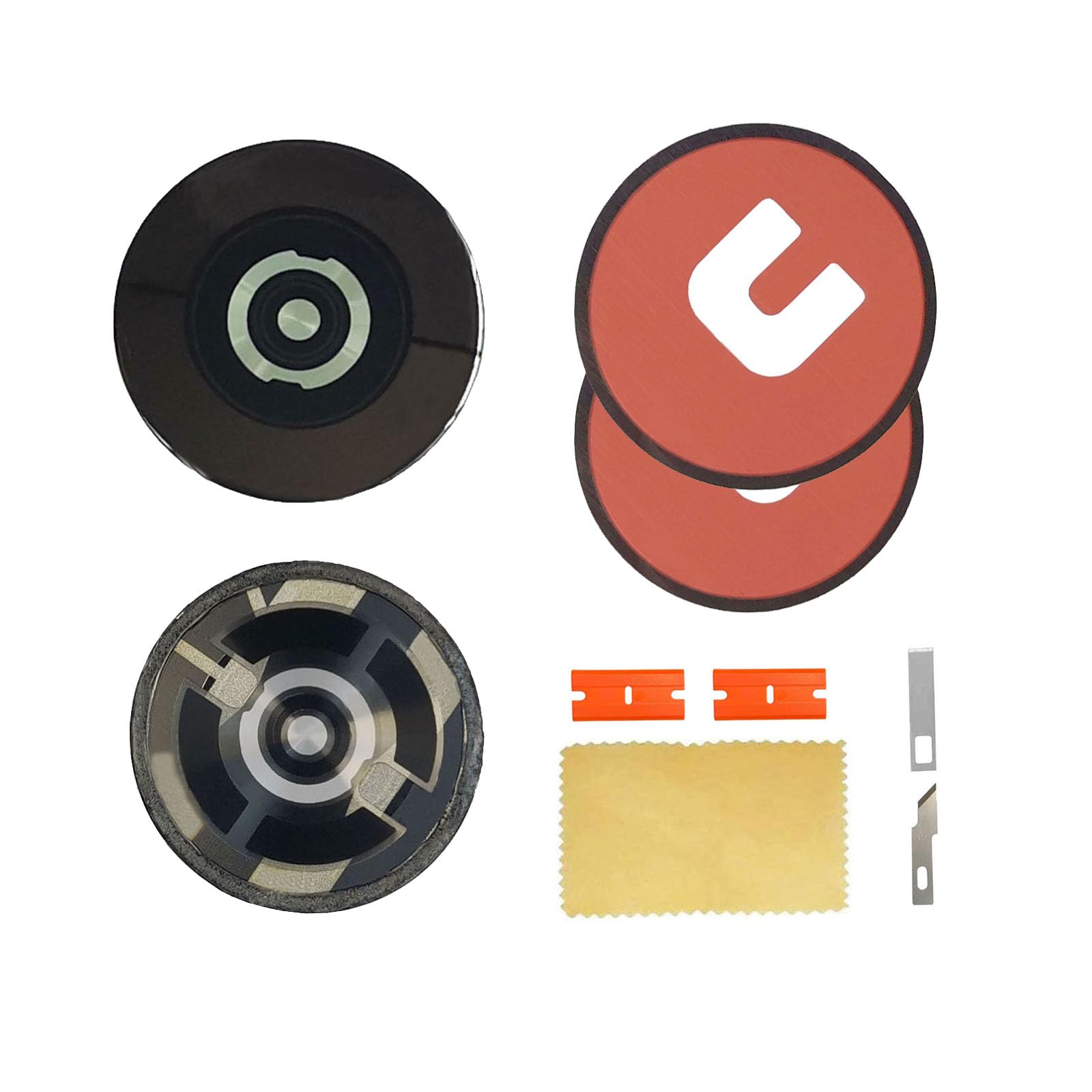 MBpartsactiva Active 2 Rear Glass Replacement Back Lens Kits for Samsung Galaxy Watch Active 2 Cover R830-40mm,R820-44mm