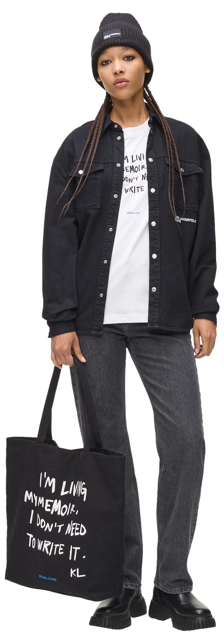KARL LAGERFELD JEANS Donna Relaxed Karlismall T-Shirt