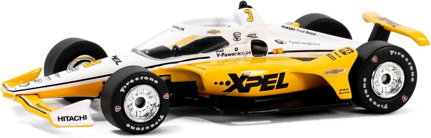 Dallara IndyCar #3 Scott McLaughlin XPEL Team Penske NTT IndyCar Series (2024) 1/64 Diecast Model Car by Greenlight 11597