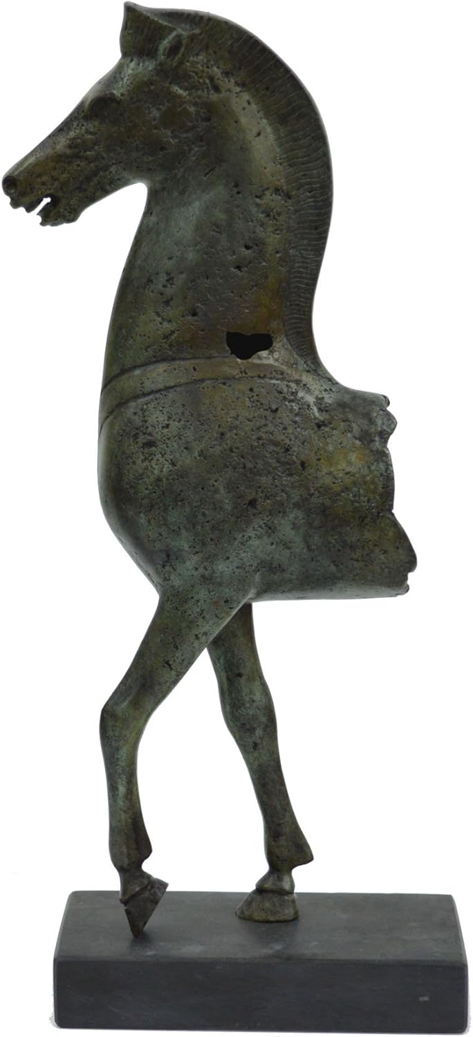 Horse Sculpture Ancient Greek Bronze Statue - Acropolis Museum Reproduction