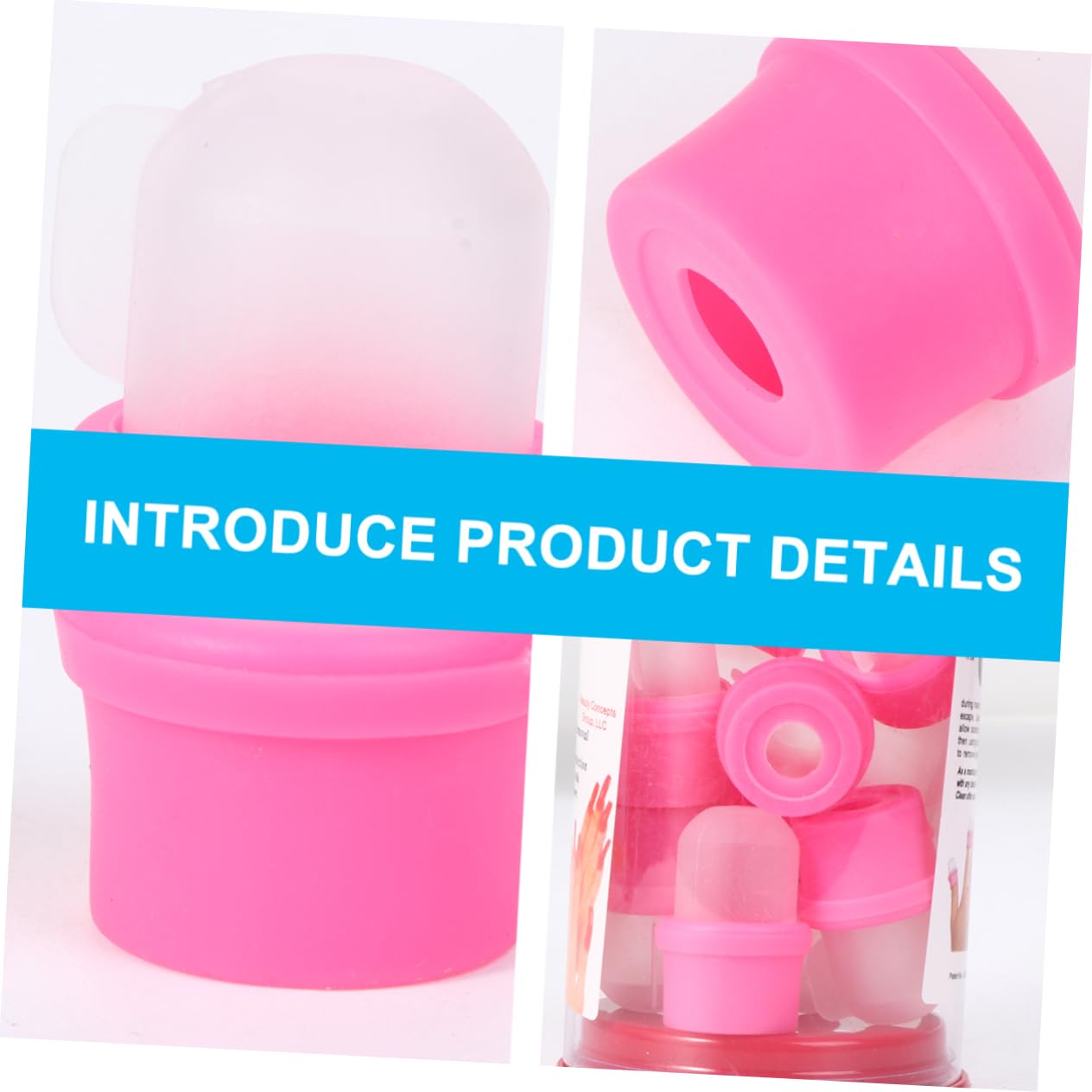 Ipetboom Superior Pp Material Nail Soaker Covers Reusable Nail Polish Remover Kit