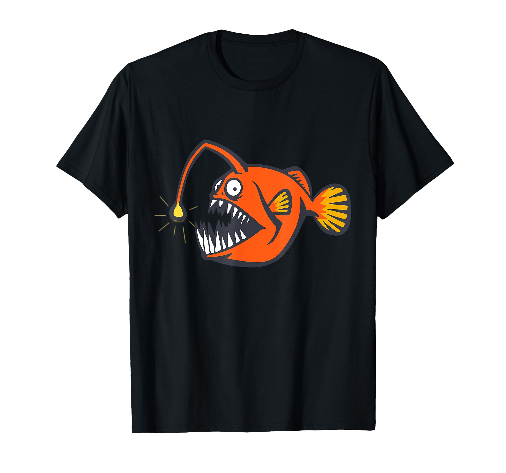 Amazon.com: Anglerfish Deep Sea Fishing Atlantic Predatory Fish Lantern Fish  T-Shirt : Clothing, Shoes \u0026 Jewelry
