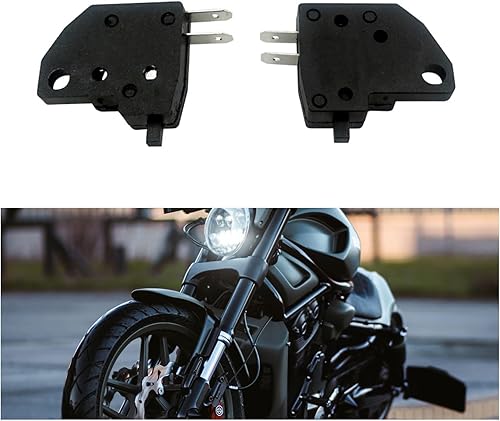 Miniatura 1 de ZKFAR 2 interruptores de luz de freno de automóvil, accesorios de freno de vehículos todoterreno de metal impermeables, accesorios universales de