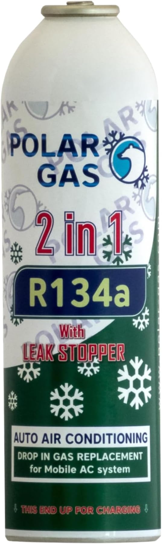 1LA ClimaSet R134a Car AC Recharge + Leak Stopper – 2-in-1 Aircon Refill & Sealant – 490g Can – 1/2” ACME Right-Hand Thread (Refill & Sealant)