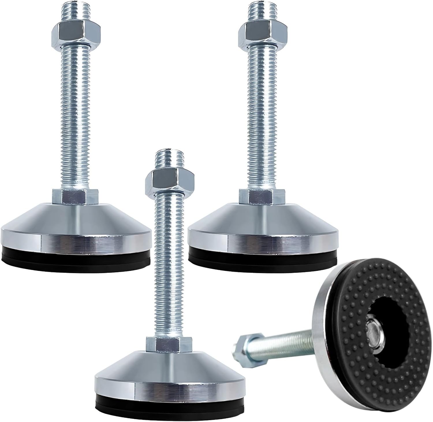 Leveling Feet, Heavy-Duty Set Of 4, Thread, Anti-Slip, Adjustable