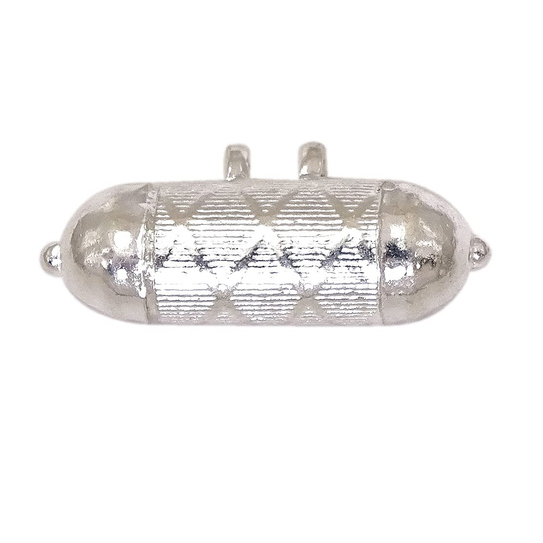 Sahiba Gems Solid Silver/Chandi Self Design Tabiz for Women Men & Childrens (Cylinder Shape) (B098XCB97C) Amazon Price History, Amazon Price Tracker