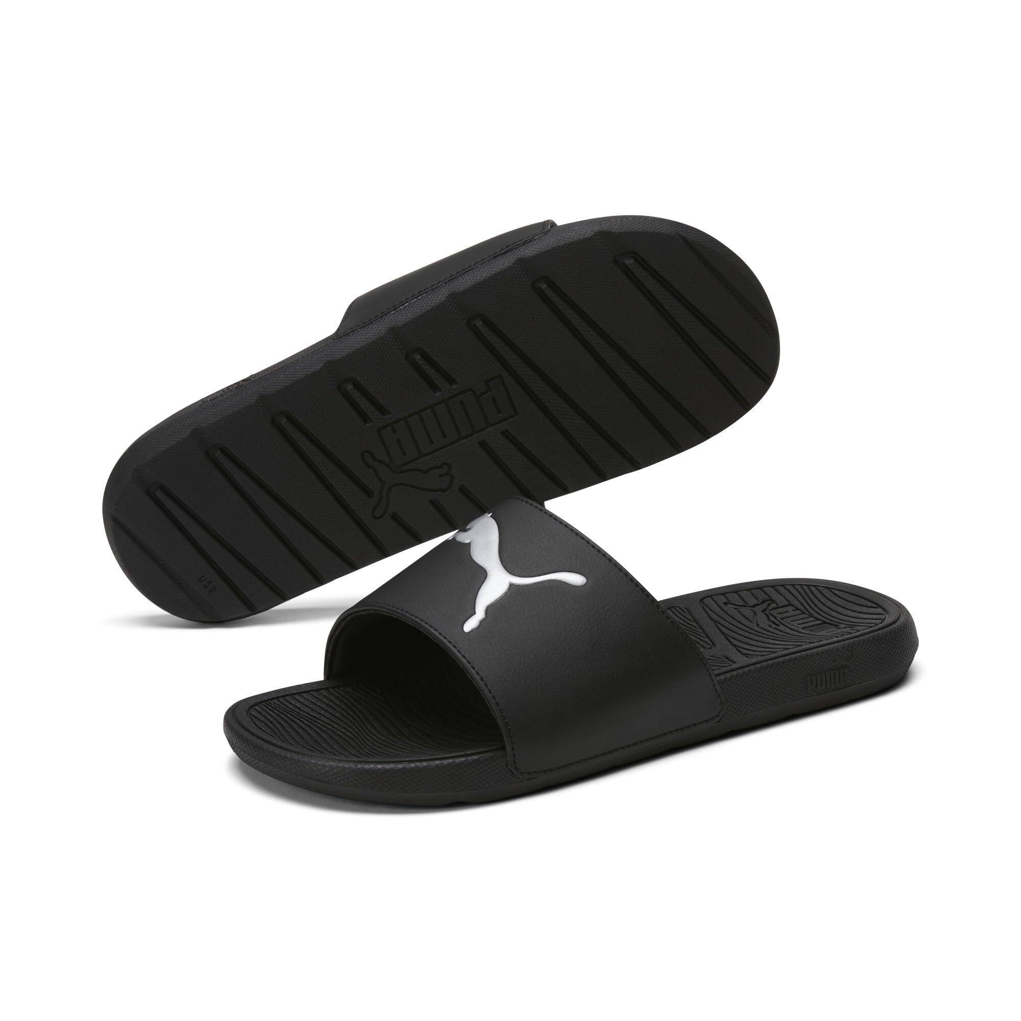PUMA Mens Cool Cat 2.0 Sport Slide Casual Sandals Casual - Black - Size 11 M
